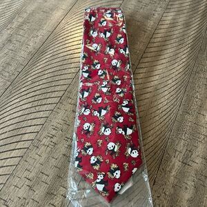 Lucky 🍀 Panda 🐼 Handmade Silk Tie new in packaging. Cool 😎 Wild 🤪 🐼